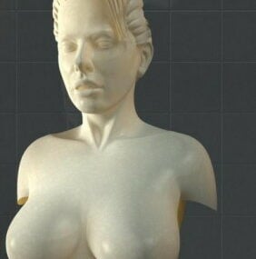 Female Body Statue 3d model