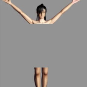 Female Body Character 3d model