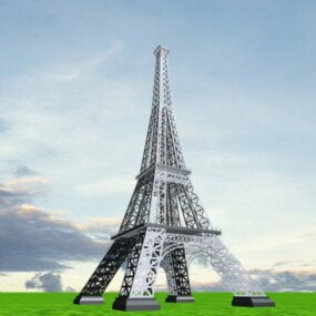 Modelo 3d da Torre Eiffel