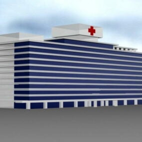 مدل سه بعدی بیمارستان شهر