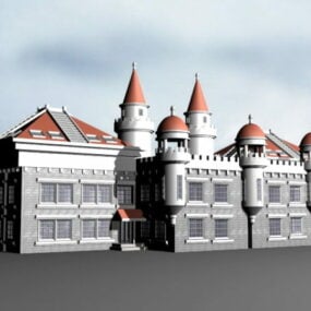 Viktorianisches Herrenhaus 3D-Modell