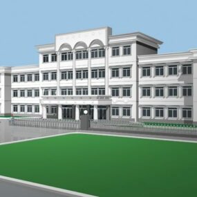 Local Government Building 3d model