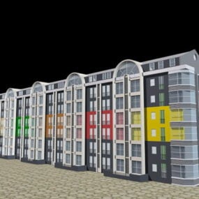 公寓楼3d模型