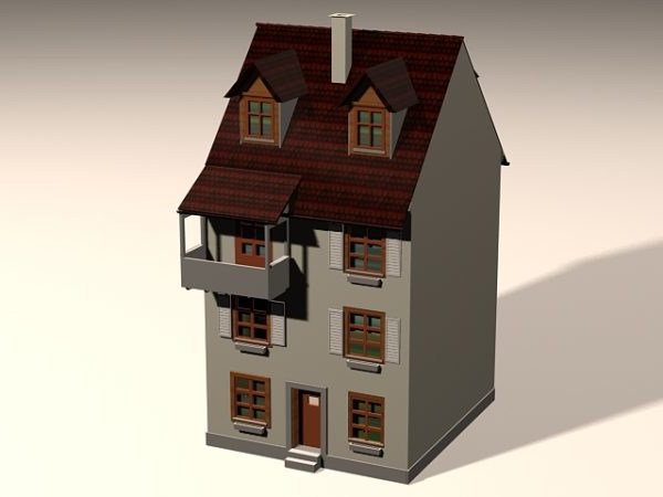 Small Colonial House