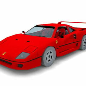 Múnla Ferrari F40 3d saor in aisce