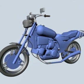 运动摩托车3d模型
