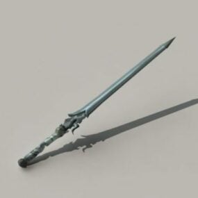 Modello 3d della spada della ribellione