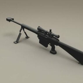M16狙击步枪3d模型