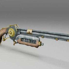 Gammel Antique Gun 3d-modell