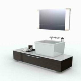Vessel Sink Bath Vanity 3d model