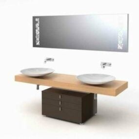 Badeværelse Vanity Cabinet Design 3d model