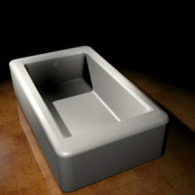 Ceramic Mop Sink 3d model