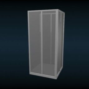 Small Shower Cubicle 3d model