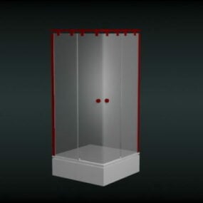 Koupelna stojící sprchový 3D model