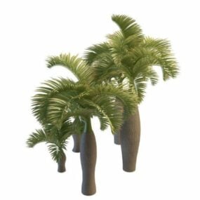 3d модель пальмових дерев Пальміри