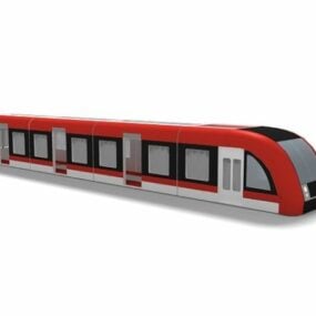 Metro Rail Car 3d model