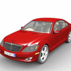 Model 3D samochodu Mercedes-Benz klasy S