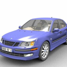 Saab 9-3 Sedan Car 3d model