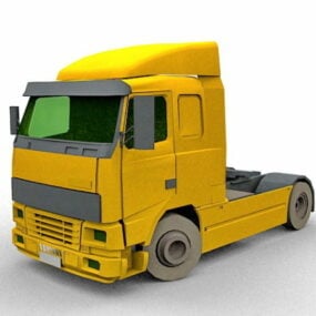 ولوو کامیون تراکتور مدل سه بعدی