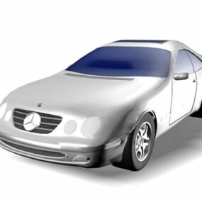 3D model sportovního vozu Mercedes