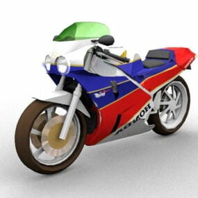 Modelo 3d de motocicleta Honda Vfr Sport Touring