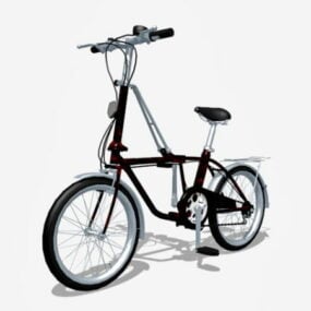Modello 3d di bicicletta utilitaria