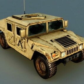 Hummer H1 Lawas Kanthi model 3d Rusak