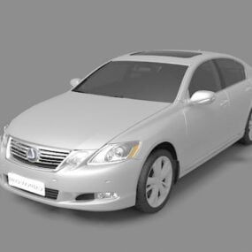 Model 3D samochodu wykonawczego Lexusa Gs
