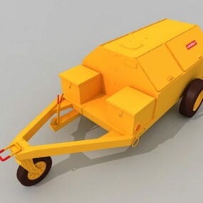 Draagbare brandstofwagen 3D-model