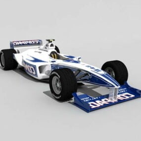 Model 3D samochodu Formuły XNUMX