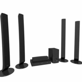 Blu-ray Disc Home Theater System 3d model