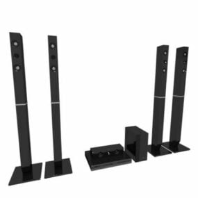 Home Theatre System 3d model