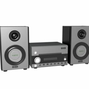 Hi-fi Sound System 3d-malli