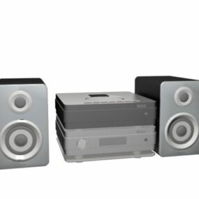 Home Theatre Sound System 3d model