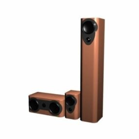 Audio Speaker Box 3d-malli