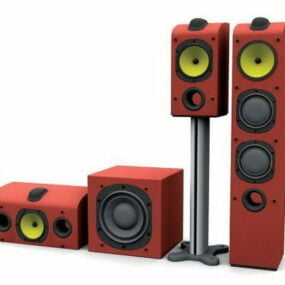 Home Stereo Speakers 3d model