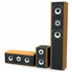 3-way Speaker System 3d model