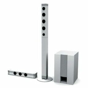 High-resolution Speaker System 3d model