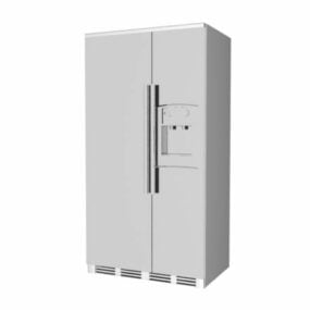 Mô hình tủ lạnh có máy làm đá 3d