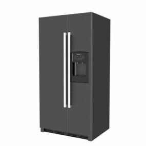 Refrigerator With Ice Maker 3d model