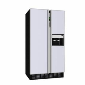 Холодильник з диспенсером 3d модель