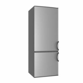 Cocina moderna refrigerador puertas dobles modelo 3d