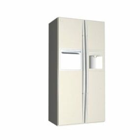 3д модель кухонного холодильника