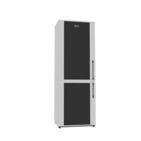 Two Door Refrigerator 3d model