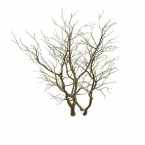3D model nahý strom