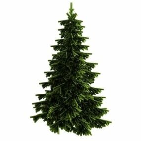 3D model umělého vánočního stromu