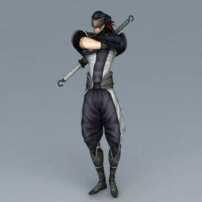 Samuray Ninja 3d modeli