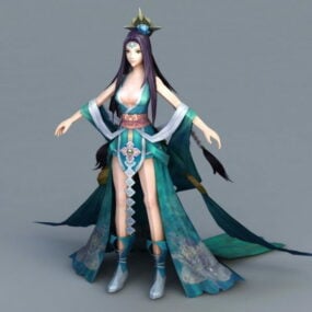 Moon Goddess 3d μοντέλο