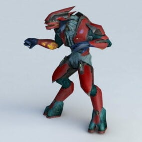 Model 3d Monster Alien Humanoid
