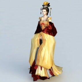 Kinesisk keiserinne 3d-modell